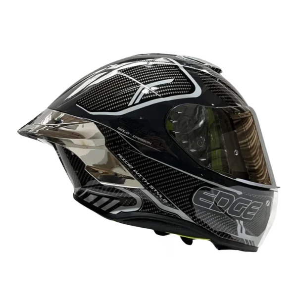 Casco EDGE Integral Shanghai Goldex Plateado