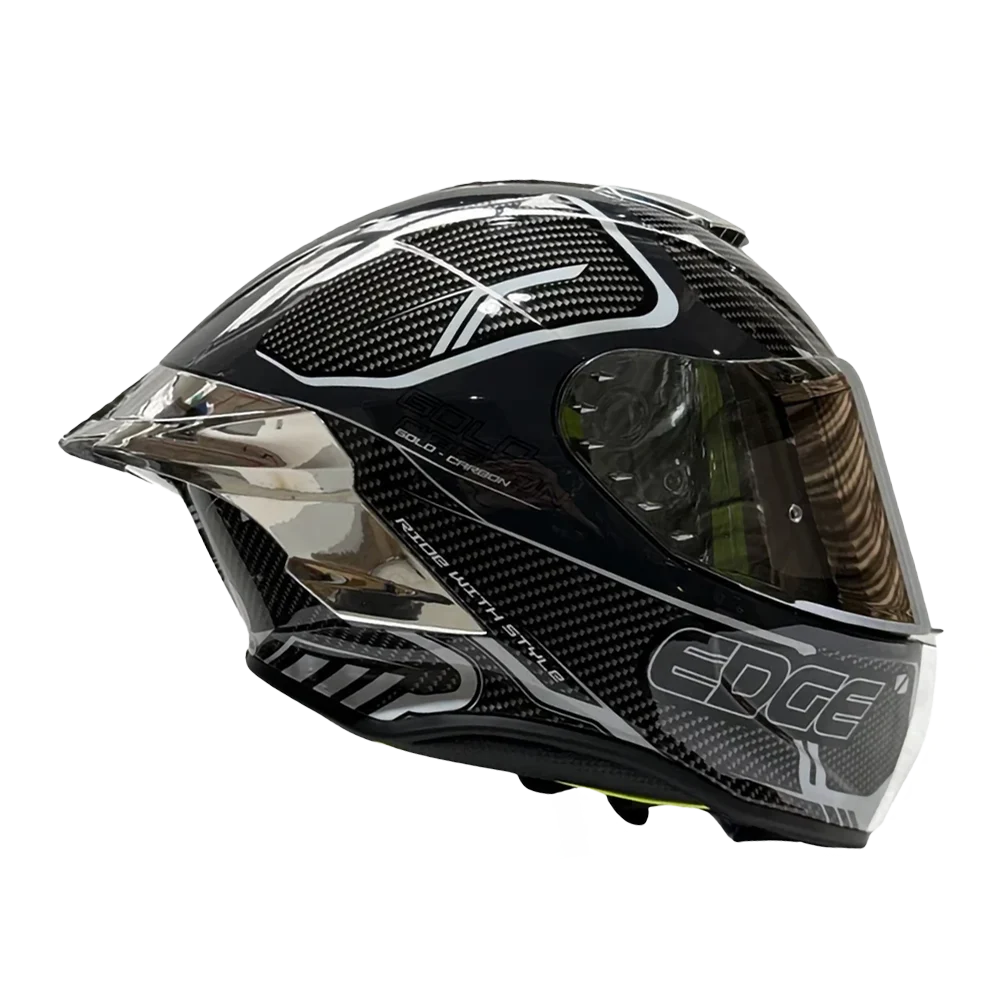 Casco EDGE Integral Shanghai Goldex Plateado