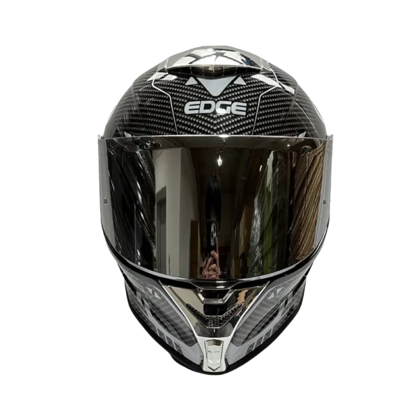Casco EDGE Integral Shanghai Goldex Plateado