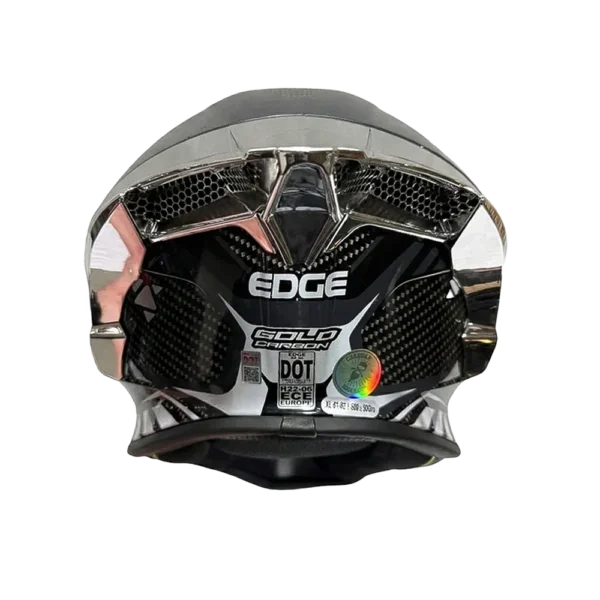 Casco EDGE Integral Shanghai Goldex Plateado