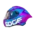 Casco Edge Integral Shanghai Quartz Fucsia / Azul