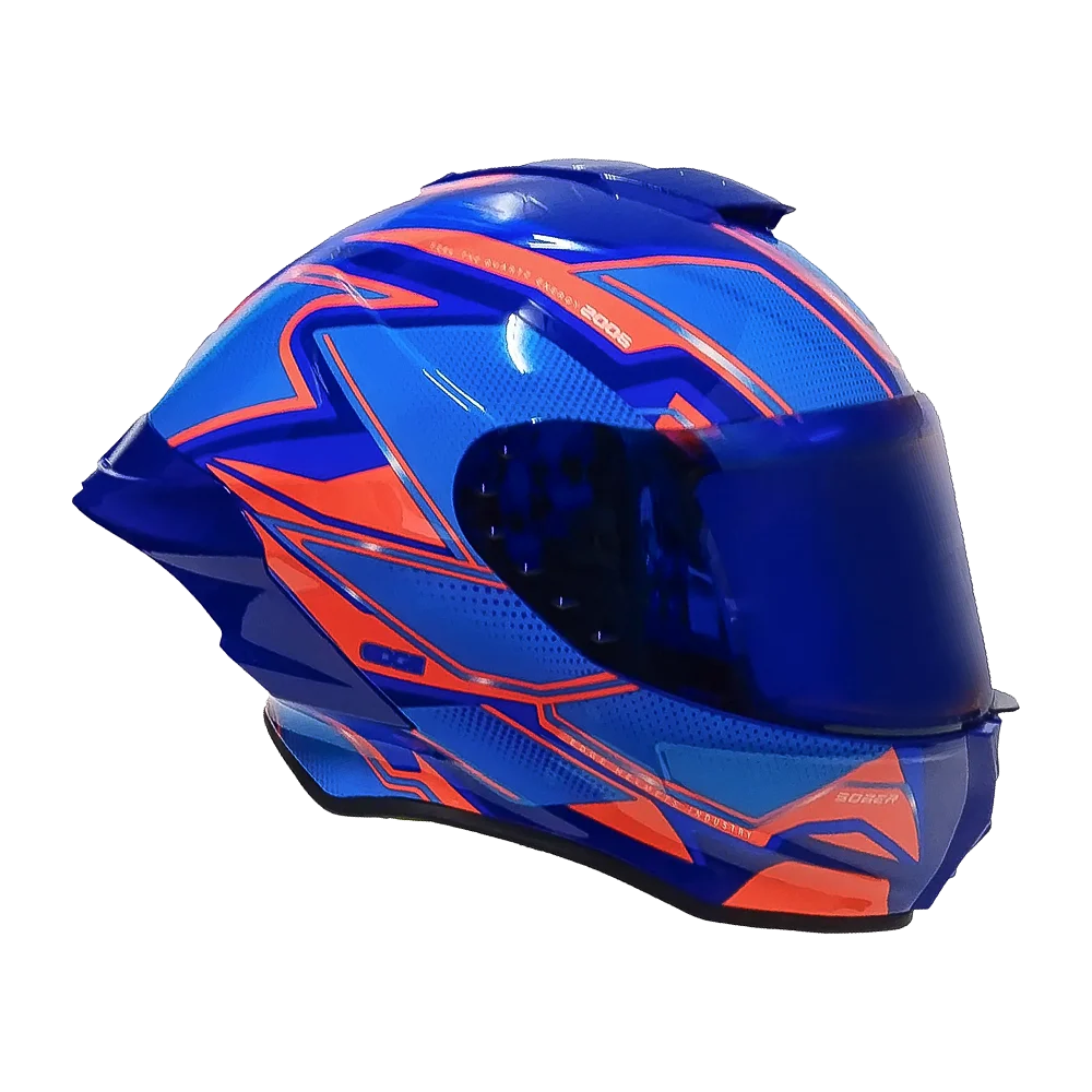 Casco EDGE Integral Shanghai Quartz Rojo / Azul