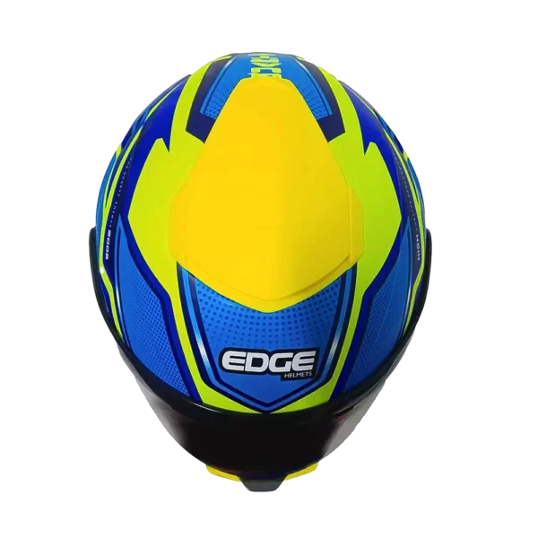 Casco Edge Shanghai Quartz Amarillo / Azul