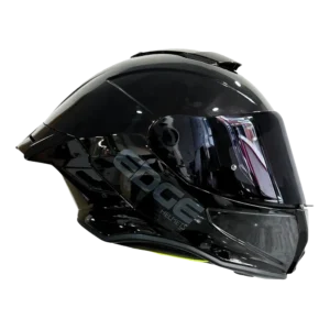 Casco Edge Integral Shanghai Sólido Negro Brillante